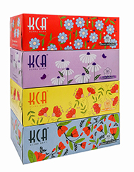 KCA - Box Tissues 4 Boxes x 70 Sheets